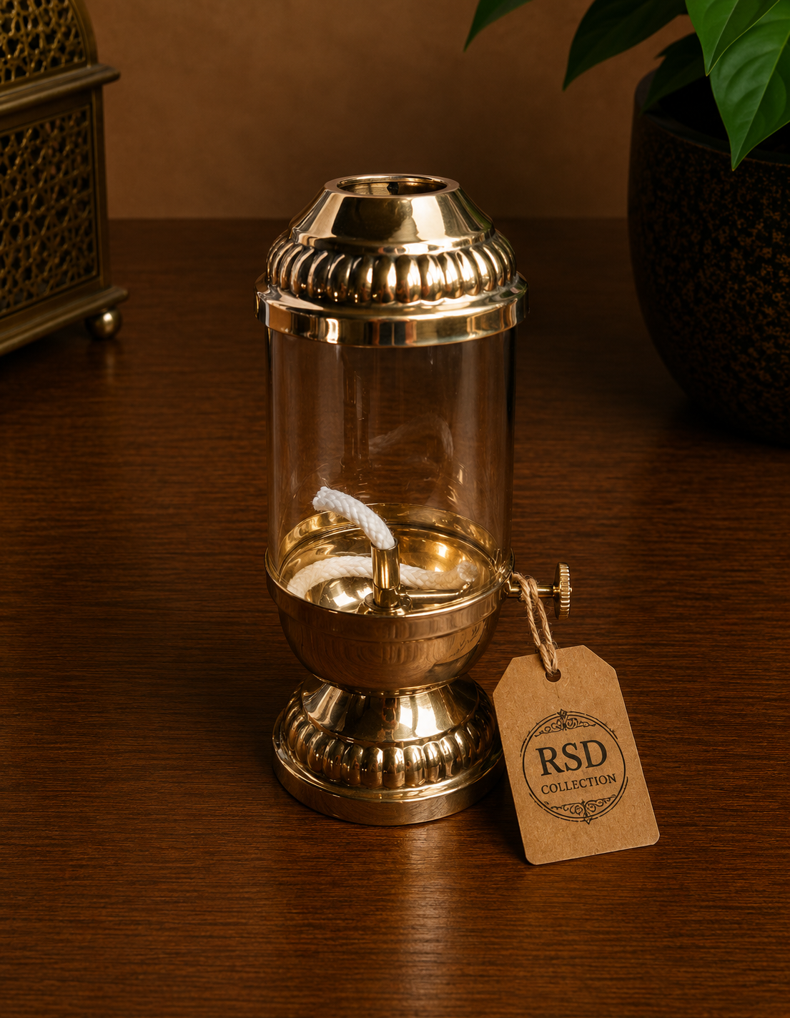 7 Inch Diya diya & lamp for Indian home decor