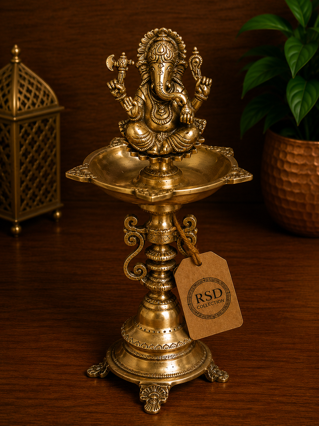 Ganesh Diya diya & lamp for Indian home decor