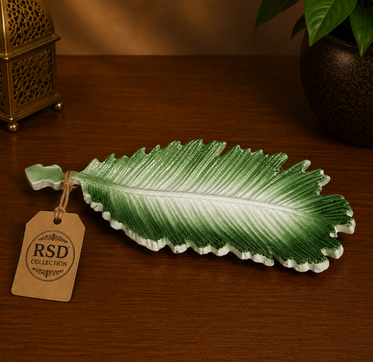 10 Inch Leaf Tray tray, plate & thali for Indian home decor