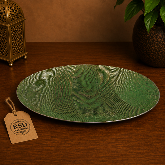 13 Inch Leaf Tray tray, plate & thali for Indian home decor