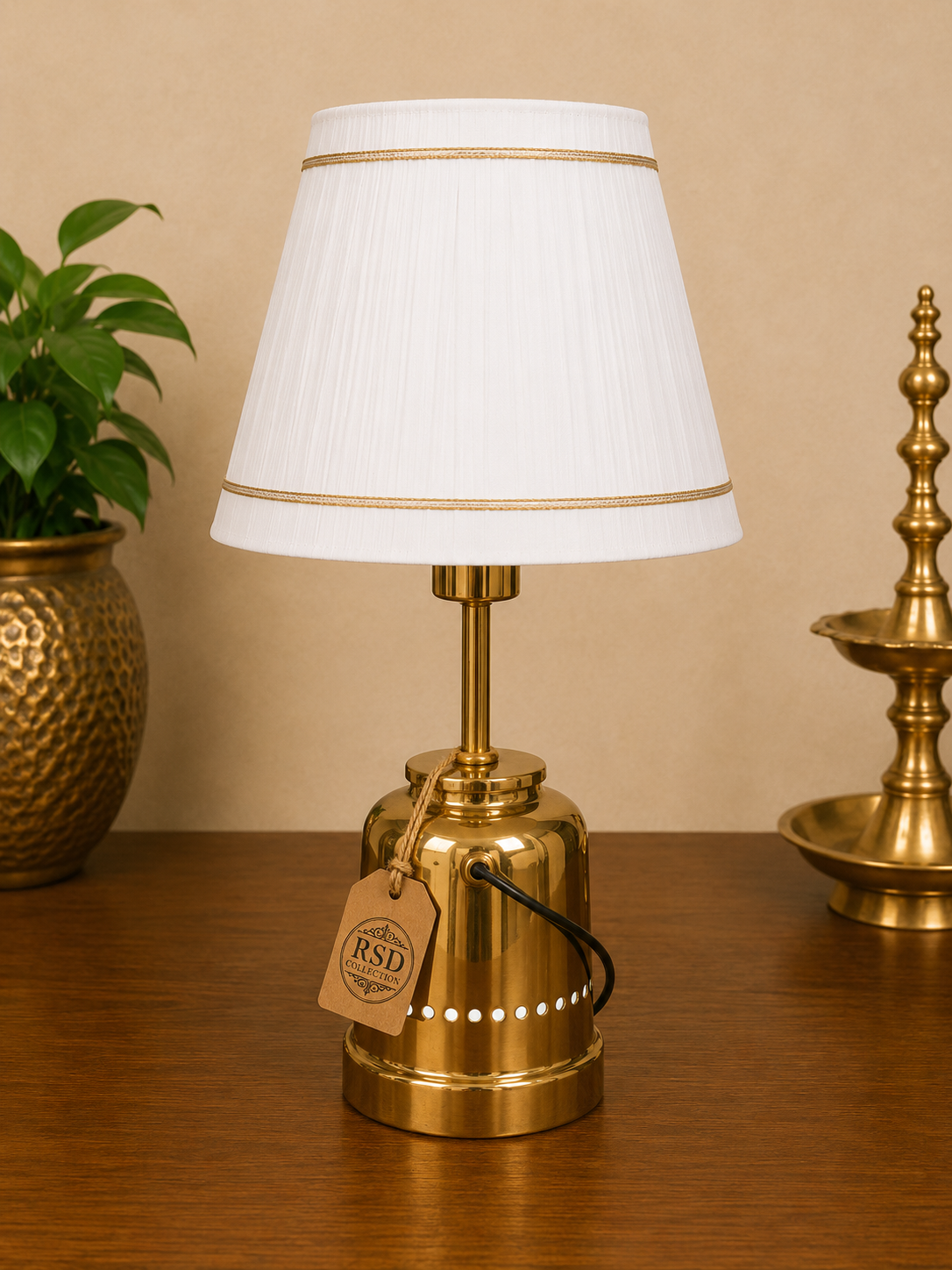 Brass Lamp diya & lamp for Indian home decor