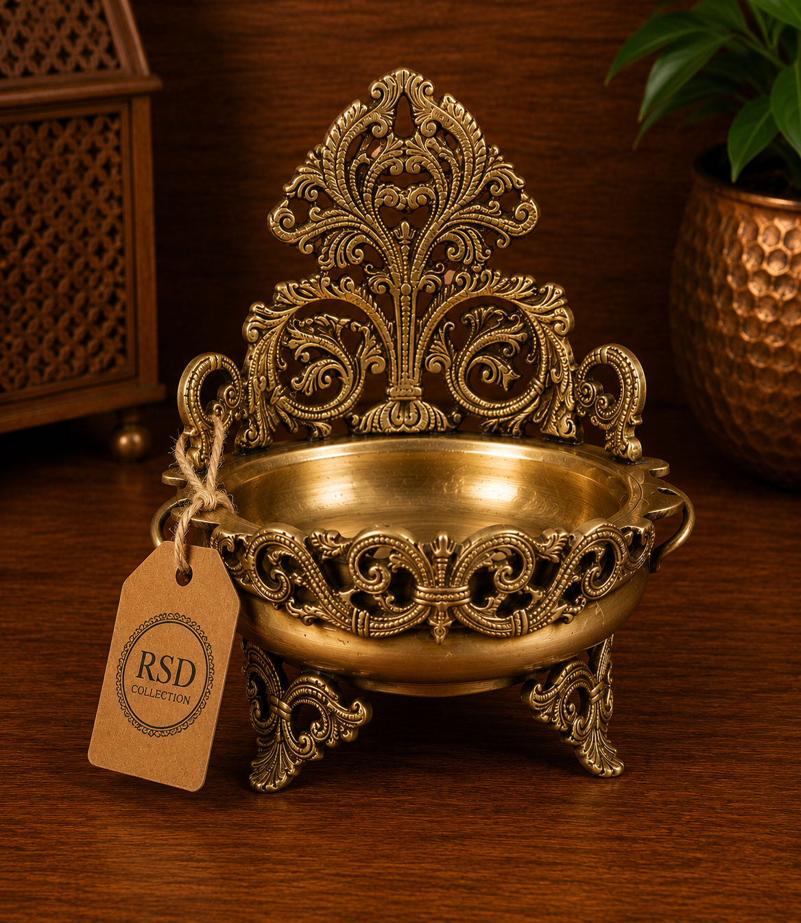 Decorative Brass Urli brass urli for Indian home decor