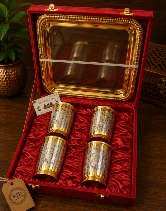 Glass Set glassware & serveware for Indian home decor