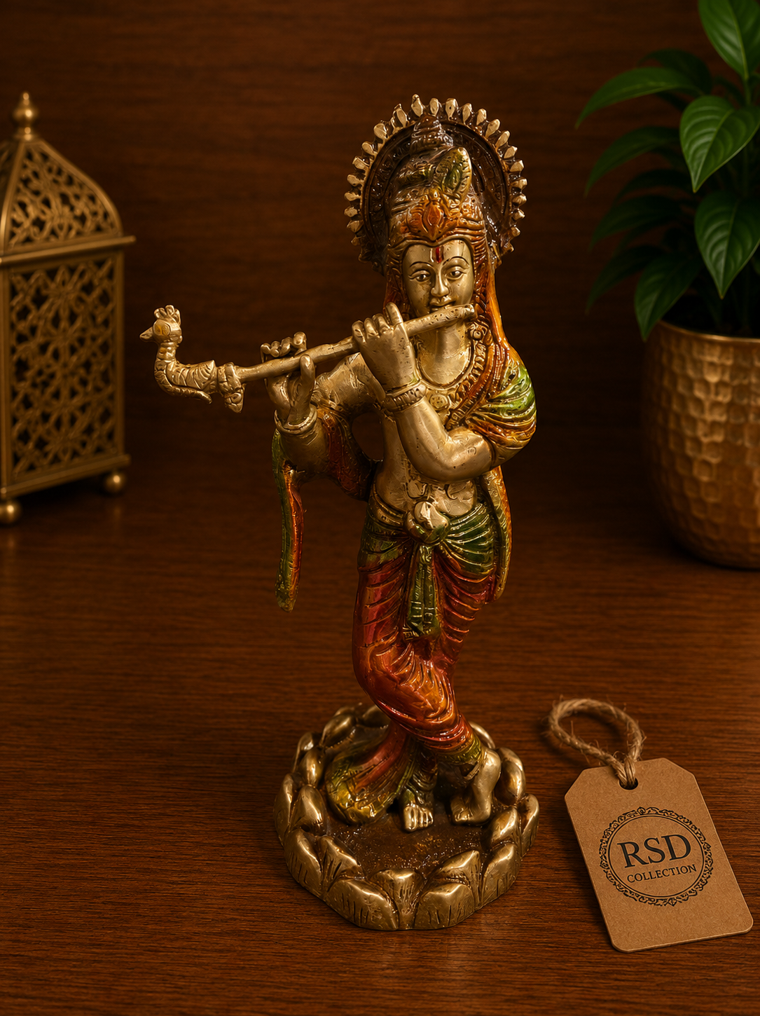 Krishna Statue brass statue & idol for Indian home decor