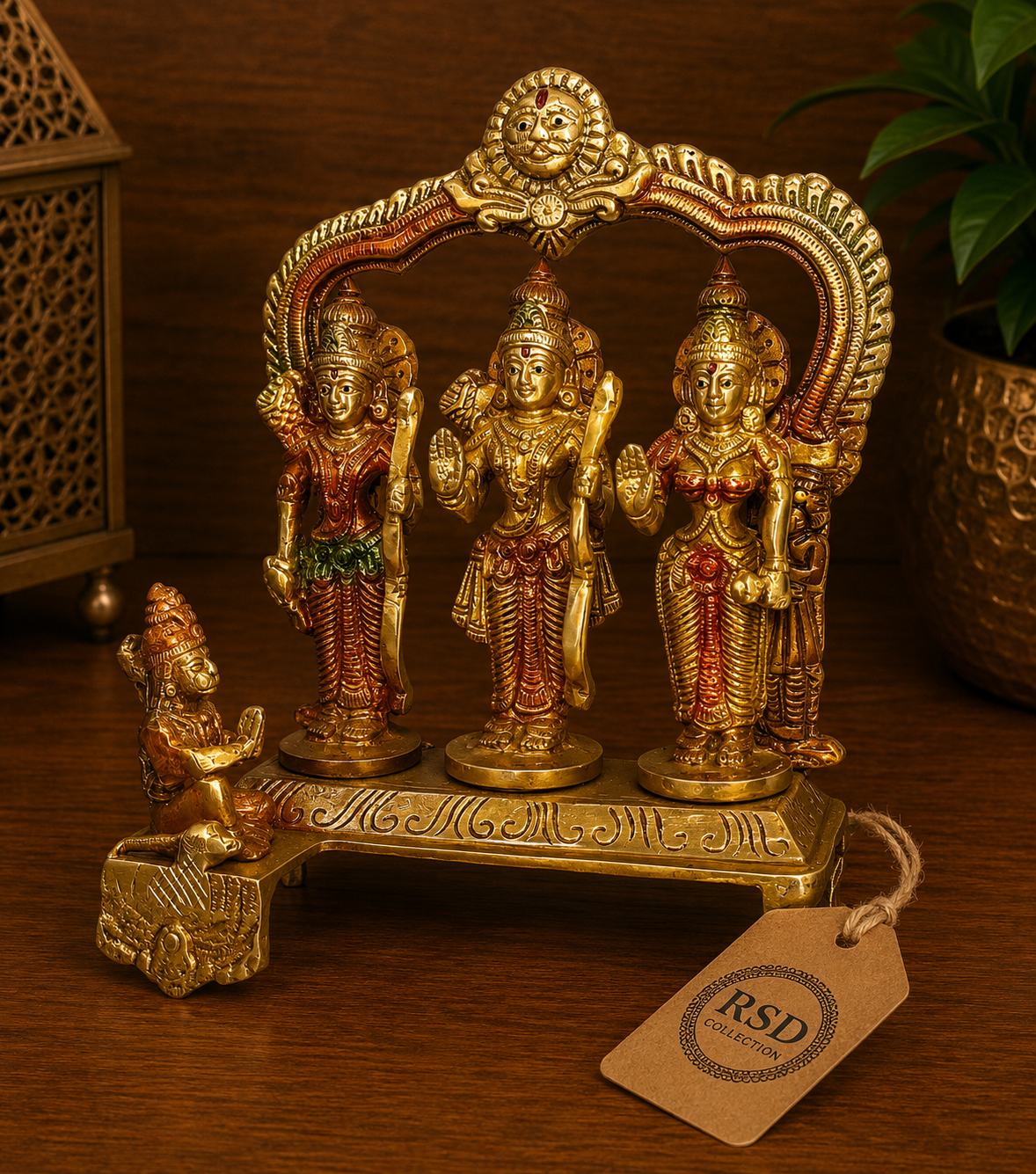 Ram Darbar Statue brass statue & idol for Indian home decor