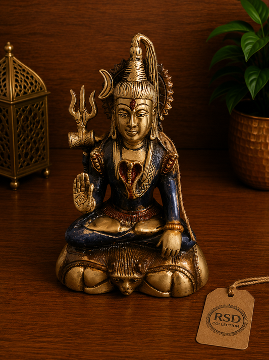 Shankar Statue brass statue & idol for Indian home decor