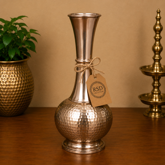 Single Bronze Vase decorative vase for Indian home decor