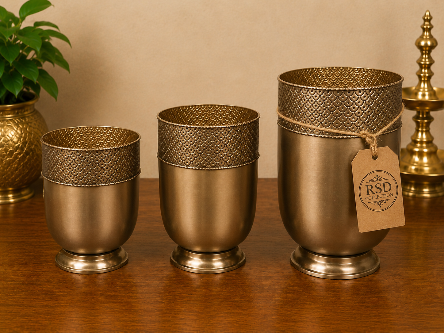 Vase Set Of 3 decorative vase for Indian home decor