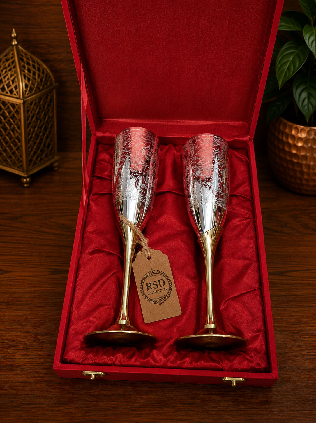 Wine Glass Set glassware & serveware for Indian home decor